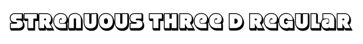 Strenuous Three D Regular
