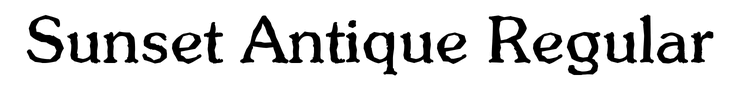 Sunset Antique Regular