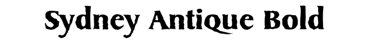 Sydney Antique Bold