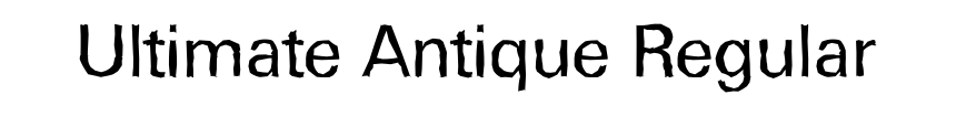 Ultimate Antique Regular