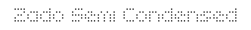 Zado Semi Condensed