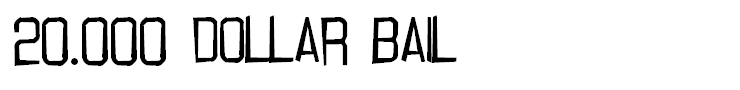 20.000 dollar bail