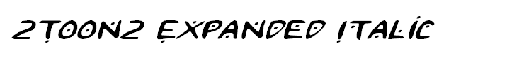 2Toon2 Expanded Italic