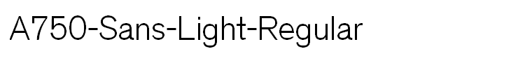 A750-Sans-Light-Regular