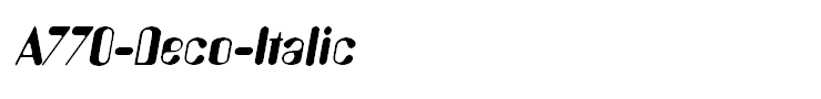 A770-Deco-Italic