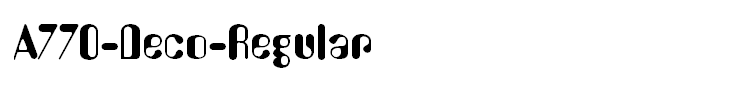A770-Deco-Regular