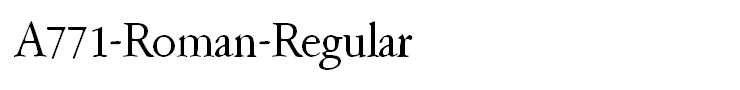 A771-Roman-Regular