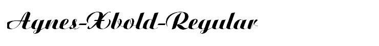 Agnes-Xbold-Regular
