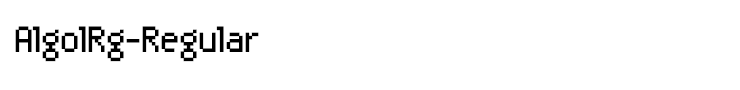 AlgolRg-Regular