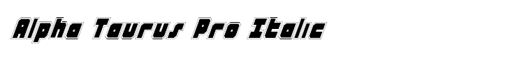 Alpha Taurus Pro Italic