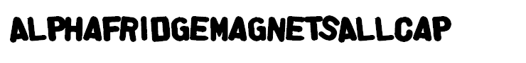 AlphaFridgeMagnetsAllCap