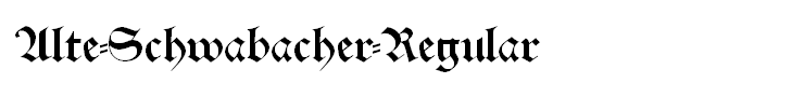 Alte-Schwabacher-Regular