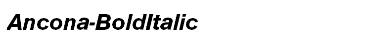 Ancona-BoldItalic