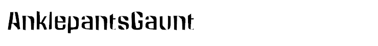 AnklepantsGaunt