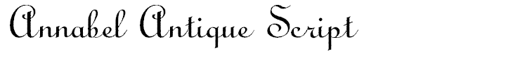 Annabel Antique Script