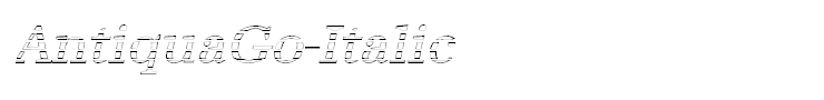 AntiquaGo-Italic