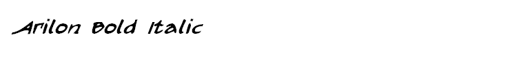 Arilon Bold Italic
