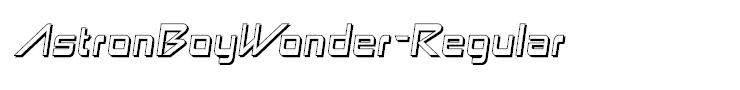 AstronBoyWonder-Regular