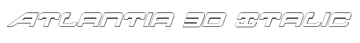 Atlantia 3D Italic