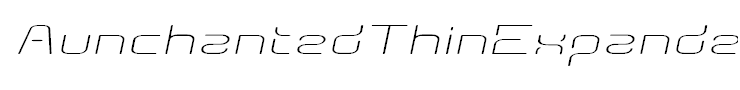 AunchantedThinExpandedOblique