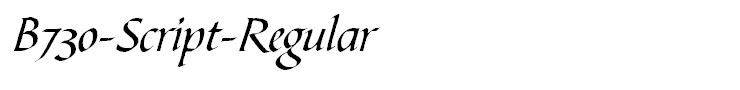 B730-Script-Regular