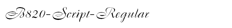 B820-Script-Regular