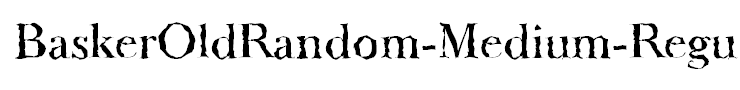BaskerOldRandom-Medium-Regular