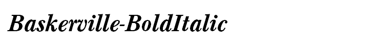 Baskerville-BoldItalic