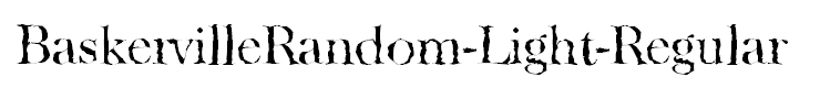 BaskervilleRandom-Light-Regular