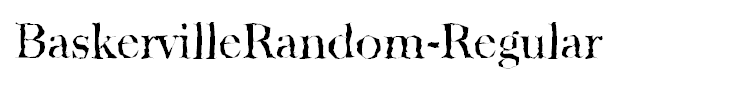BaskervilleRandom-Regular