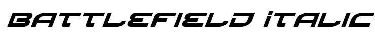 Battlefield Italic