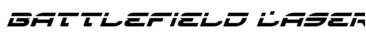 Battlefield Laser Italic