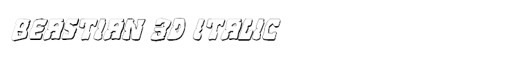 Beastian 3D Italic