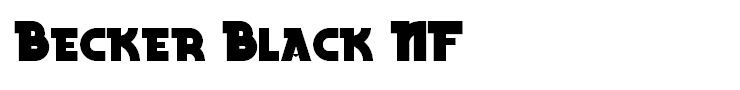 Becker Black NF