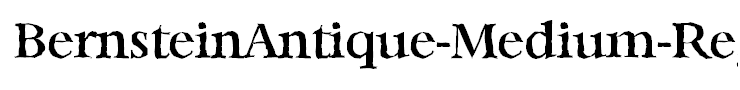 BernsteinAntique-Medium-Regular