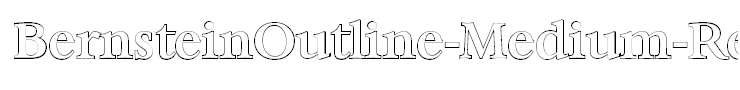 BernsteinOutline-Medium-Regular