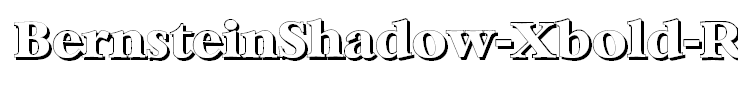 BernsteinShadow-Xbold-Regular