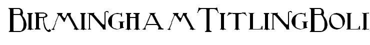 BirminghamTitlingBold