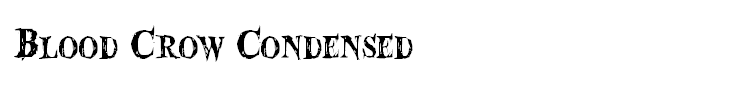 Blood Crow Condensed