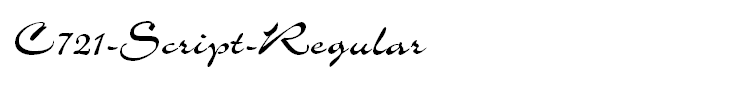 C721-Script-Regular