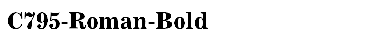 C795-Roman-Bold