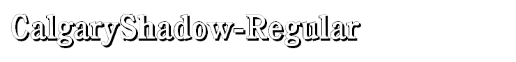 CalgaryShadow-Regular