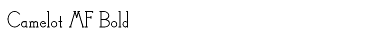 Camelot MF Bold