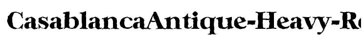 CasablancaAntique-Heavy-Regular