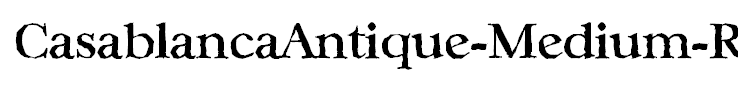 CasablancaAntique-Medium-Regular