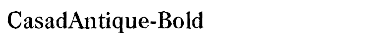 CasadAntique-Bold