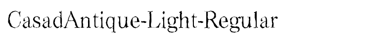 CasadAntique-Light-Regular
