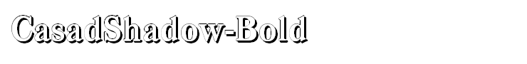 CasadShadow-Bold