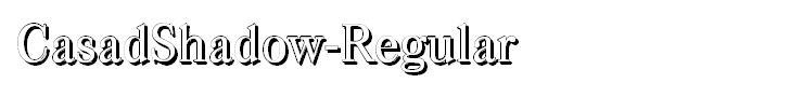 CasadShadow-Regular