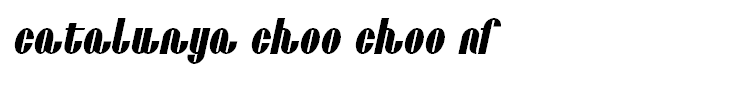 Catalunya Choo Choo NF